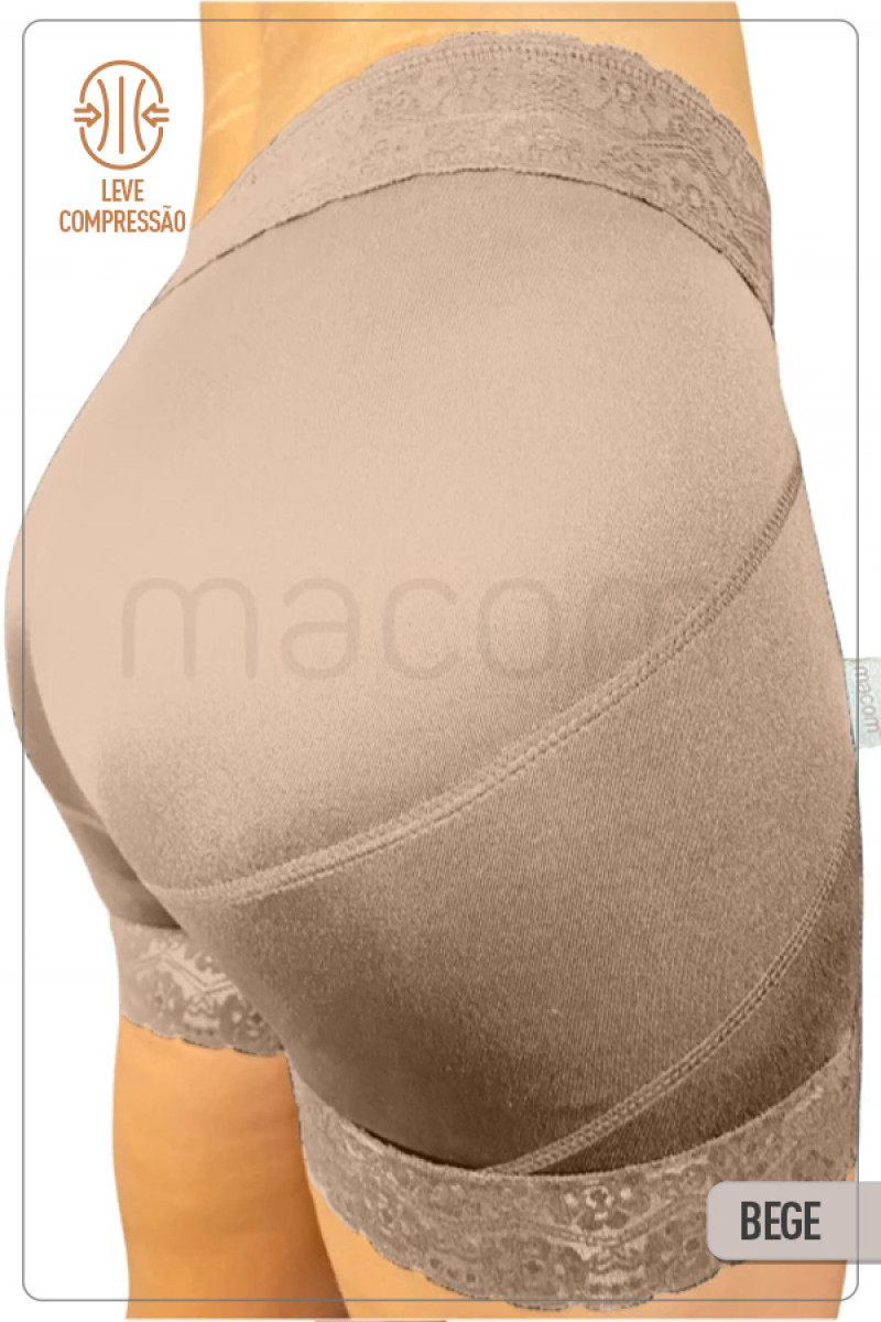 Calcinha de Lycra com renda - 2048 BEGE